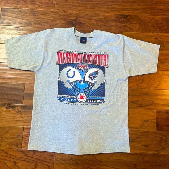 2000 Pro Player Colts vs Titans Divisional Playoffs Tee. - Picture 1 of 5